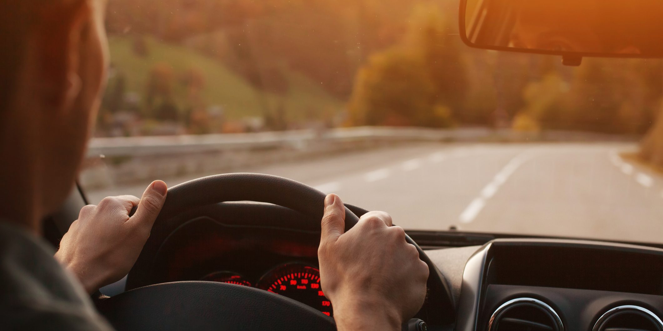driving car on the road, travel background travel by car auto